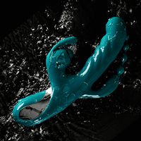 Kaninchen-Vibrator Sexspielzeug für Frauen 3-in-1 Erwachsenenspielzeug Schnellheizender Klitoris-Vibrator G-Punkt-Vibrator Stoßender Dildo Analkugeln