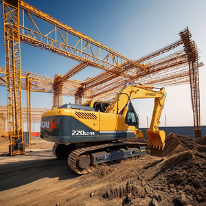 Excavadora sobre orugas usada de alta calidad Hyundai 2023 22-Ton 1MÂ ³ Bucket para equipos de construcción - Product Image 1