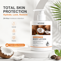 Lotion Tubuh Minyak Kelapa Premium, Minyak Jojoba, Vitamin E, Melembapkan, Menutrisi, Menghaluskan, Memperbaiki Kulit, Anti Kekeringan