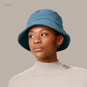 Corduroy Bucket <b>Hat</b> Unisex Soft Lightweight Outdoor Spring <b>Summer</b> Wear - Product Image 6