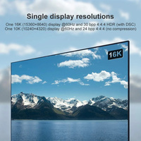 Câble audio et vidéo DP en fibre optique de qualité supérieure, angle de 90 degrés, 16K 8K, 80 Gbps, DP 2.1 vers DP pour moniteur, ordinateur portable