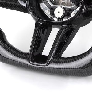 Volante de fibra de carbono envuelto en cuero perforado negro personalizado para F30 a <span class=keywords><strong>precio</strong></span> directo de fábrica con estilo M Sport - Product Image 2
