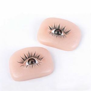 Molde para Pestañas, Patrón de Cejas, Modelo de Ojo, Plástico Blando para Práctica de Injerto de Pestañas, para Salón de Belleza - Product Image 4