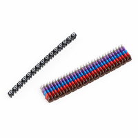 Bandes de marquage de câbles en plastique colorées et étiquettes de câbles à clipser - Marque VANTAR