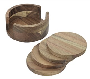 Ensemble de sous-verres en verre personnalisés en gros, résistants à la chaleur, antidérapants, pour boissons, cadeau promotionnel pour mariage - Product Image 3