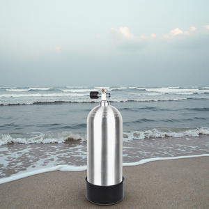 Bouteille d'air de plongée en aluminium légère de 8 L, valve gauche pour la plongée, le paintball et la lutte contre l'incendie, 150 PSI, grande capacité - Product Image 1