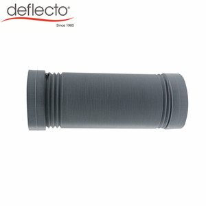 Tuyau d'échappement épaissi pour hotte de cuisine 100MM <span class=keywords><strong>X</strong></span> 4M, conduit d'air en PE pour cuisine, tuyau d'aération gris - Product Image 5