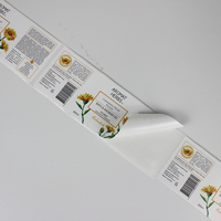 Autocollant d'huile capillaire étanche autocollant de lotion pour le corps personnalisé étiquette d'emballage de shampooing étiquette en plastique BOPP pour bouteille de lotion pour le corps