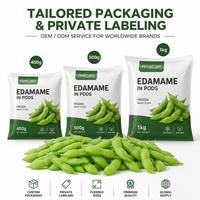 Oferta Especial: Edamame Congelado Salado en Cápsulas OEM, Suministro Directo de Fábrica, Soja Verde IQF de Alta Calidad para Venta al por Mayor