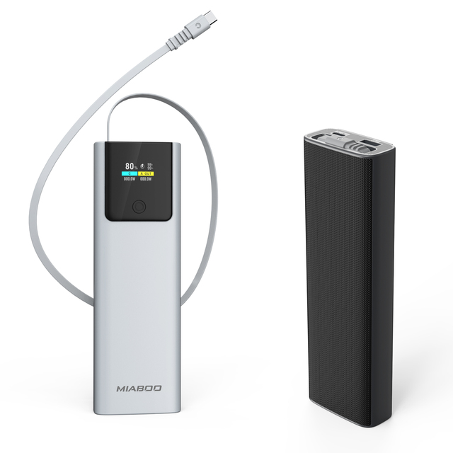 Laptop Power Bank With Retractable Cable PD45W 65W 100W Fast Charging Power Bank 20000mAh Power Station for Laptop & Computers
