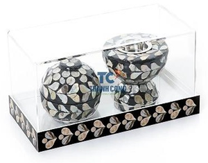 Incienso de nácar de estilo árabe de primera calidad Bakhoor Buner Set con bandeja con incrustaciones y caja hecha en Vietnam - Product Image 5