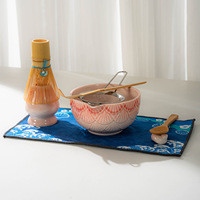 Ensemble cadeau de matcha de qualité supérieure Astief, kit de cérémonie du matcha de style japonais, bol à matcha, fouet, kit à thé pour les amateurs de matcha