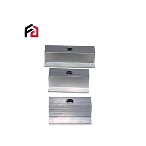 Prix du fabricant Vente directe d'usine Support <span class=keywords><strong>solaire</strong></span> Accessoires de montage en aluminium Pince centrale <span class=keywords><strong>solaire</strong></span> pour système de montage - Product Image 3