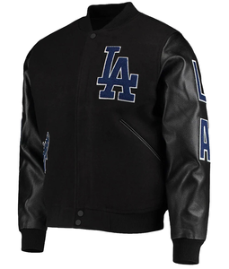 Wholesale Custom Letterman <b>Jacket</b> Women's Vintage Varsity Baseball <b>Jacket</b> Leather Sleeves Embroidery Cotton Knitted Fabric - Product Image 1