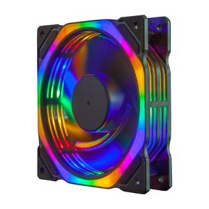 120mm <span class=keywords><strong>PC</strong></span> Quạt làm mát Kit với LED Reversible Blade đen trắng argb 3pin giao diện điện tản nhiệt đóng hộp cho trường hợp máy tính - Product Image 1