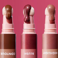 Private Label Crème Liquide Waterproof Blush Ecran Solaire Bronzer Surligneur Maquillage Personnalisé avec Marque Privée
