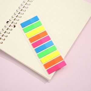 200 Sheets <b>Memo</b> <b>Pad</b> Sticky Note Tabs Assorted Colors Removable Strong Adhesive Page Markers for Student Office Notebook File - Product Image 6