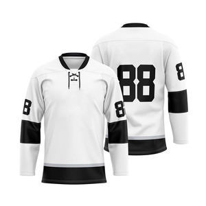 Unisex personalisiertes Eishockeytrikot für Erwachsene mit individuellem Namen und Nummer für Sportteams - Product Image 2