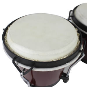 Los Mejores Tambores Bongos de 6.5" y 7.5" Congas para Niños Adultos Principiantes Profesionales Instrumento de Percusión de Madera - Product Image 6
