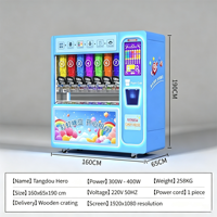 Distributeur automatique de bonbons au chocolat Happy Beans, paiement par carte, pièces et espèces, article de vente au détail