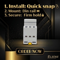 Elsine THC30A Pengatur Waktu Digital Mingguan yang Dapat Diprogram, Pengontrol Timer Rel DIN untuk Manajemen Daya Industri