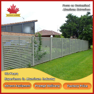 Clôture à lamelles de sécurité <span class=keywords><strong>en</strong></span> aluminium à revêtement <span class=keywords><strong>en</strong></span> poudre pour décoration de <span class=keywords><strong>jardin</strong></span> personnalisée - Product Image 2