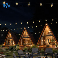 Casa Prefabricada con Estructura de Aluminio en Forma de A para Hotel Resort, Villa Triangular, Proyecto de Campamento Turístico