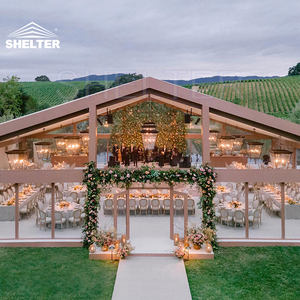 Gran techo transparente superior 40x60 boda evento tienda de campaña de lujo Big Clear Span fiesta carpa para eventos al aire libre - Product Image 3