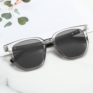 Nouvelles lunettes de soleil carrées surdimensionnées rétro unisexes, monture en PC, protection UV400, type 3, pare-soleil YC369 D6 - Product Image 2