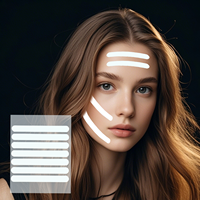 Anthrive Tissu flexible infusé au collagène Bandes prédécoupées Ruban lifting pour un lissage instantané des rides et un anti-âge