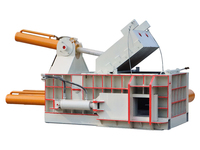 Compacteur hydraulique entièrement automatique pour métaux de rebut, presse à copeaux métalliques motorisée, machine à regroupement de canettes en aluminium et de ferraille