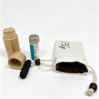 Fil dentaire PLA en paille de maïs naturelle, doux pour les gencives, sans irritation, avec flacon en verre, OEM, pour usage quotidien familial – Meilleures ventes