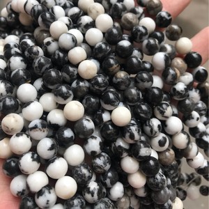 Cuentas Redondas de <span class=keywords><strong>Jaspe</strong></span> Zebra Natural, Piedras Preciosas Sueltas, Venta al Por Mayor Directa de Fábrica para la Fabricación de Joyería y Pulseras DIY. Color: # 5 - Product Image 3