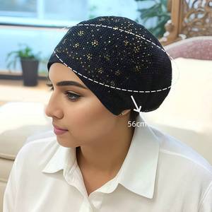 Pañuelo de Moda para la Cabeza con Nudo Trenzado, Pañuelo para Mujer, Gorro Étnico Musulmán, Accesorio para el Cabello - Product Image 5