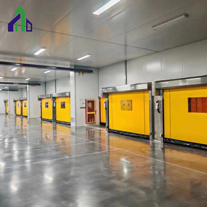 <span class=keywords><strong>Porte</strong></span> <span class=keywords><strong>à</strong></span> enroulement flexible résistante au vent en PVC <span class=keywords><strong>à</strong></span> grande vitesse pour usine et <span class=keywords><strong>atelier</strong></span>, vente directe d'usine JAD - Product Image 2