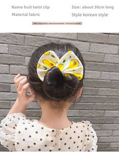 Pince à cheveux Magic Twist pour enfants, nœud papillon mignon, fabricant de queue de cheval, bandeau de boule pour fille, pince à cheveux ondulée, épingle à cheveux pour bébé - Product Image 4