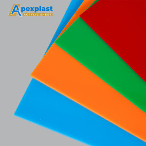 Apexplastカスタムサイズ環境に優しいキャストアクリルシート3mm PMMAシート広告サイネージディスプレイ用様々な色 - Product Image 2