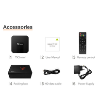Directamente de fábrica Amlogic S905w Android 11 Tanix Tx3 Mini Tv Box 2GB 16GB Tx 3 Mini Smart Android Tv Box 4K