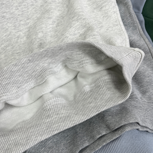 Custom Oversized Crewneck Women's Vintage French Terry Hoodie Long Length Fleece Cotton Casual Winter <b>3D</b> Embroidered Front - Product Image 4