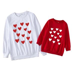 Conjuntos de Otoño a Juego para Mamá e Hija, Ropa de Madre e Hija, Suéter Estampado con Amor, Camiseta de San Valentín para Mamá e Hija - Product Image 2
