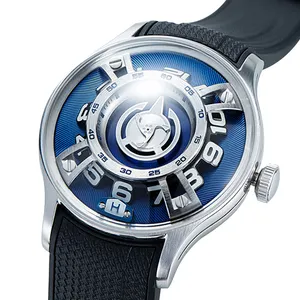 RTS高端品牌独特设计浪漫之星旅程旋转自动机械表防水夜光男士手表