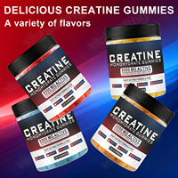 Gummies à la créatine Vitahealthy OEM/ODM en marque privée, 5000 mg, testées par 3 parties, halal, sans sucre, gummies à la créatine monohydratée