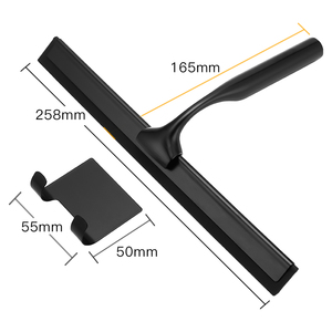<span class=keywords><strong>Limpiacristales</strong></span> de Acero Inoxidable, Limpiador de Silicona para Ducha, Limpiador de Puertas de 10 Pulgadas, Color Negro, <span class=keywords><strong>Limpiacristales</strong></span> para Baño con Ventosa - Product Image 6