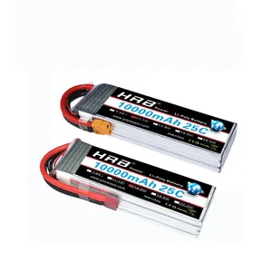 Hrb 22.2v 10000mah 2s 3s 4s 5s 6s 5s 6s 5s 6s LI-PO बैटरी