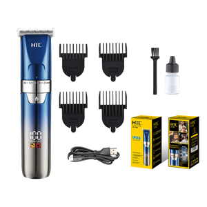 HTC AT-158 IPX7 étanche à la maison en utilisant une <span class=keywords><strong>tondeuse</strong></span> à <span class=keywords><strong>cheveux</strong></span> à affichage numérique professionnel <span class=keywords><strong>levier</strong></span> de réglage rotatif - Product Image 2