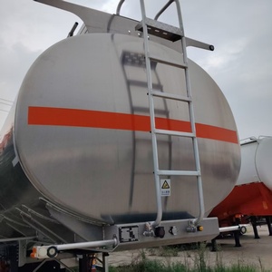 Semi-remorque citerne mobile neuve en acier de haute qualité, 3 essieux, 45 m³, suspension mécanique Euro2, porte-citernes de carburant 12R22.5 - Product Image 3