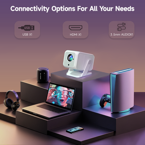 Projecteur Portable Magcubic HY310X 4K 420ANSI WiFi 6 Mise au Point Automatique, Prise en Charge Full HD 1080P pour Cinéma Maison et Extérieur - Product Image 6