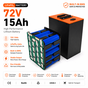แบตเตอรี่ลิเธียมไอออน 72V 15Ah 1152Wh ประสิทธิภาพสูง 1C สำหรับยานยนต์ไฟฟ้า รถสามล้อ รุ่น LFP4850 ราคาโรงงาน - Product Image 1