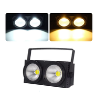 200W COB Blanc Chaud et Blanc Froid 2in1 LED 200W 2 Yeux Audience DMX512 COB Blinder Light