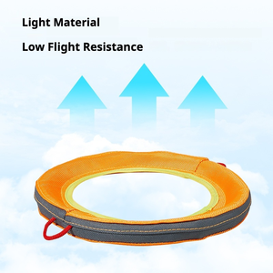 <span class=keywords><strong>ZOU</strong></span> PET Disco Volante Interattivo per Cani da Esterno Ecologico - Design in Tela Traforata Resistente ai Morsi Facile da Afferrare per Tutti - Product Image 4